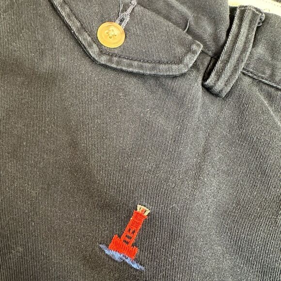 EUC POLO Ralph Lauren Men’s Classic Fit Navy Shorts Embroidered Lighthouse- 33” - Picture 7 of 9